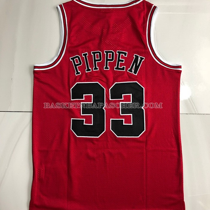 Maillot Chicago Bulls Scottie Pippen NO 33 Mitchell & Ness 1997-98 Rouge